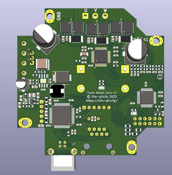 Team Wheel Zero LV (DIY Direct Drive Wheel Controller)